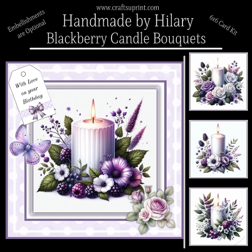 Blackberry Candle Bouquets