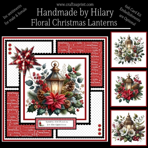 Floral Christmas Lanterns