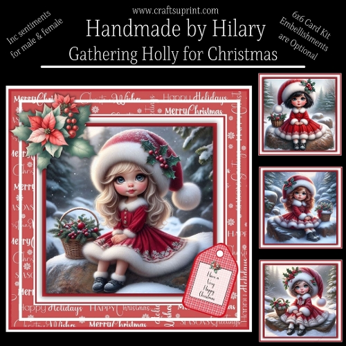 Gathering Holly for Christmas
