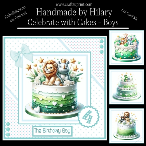Celebrate with Cake - Boys