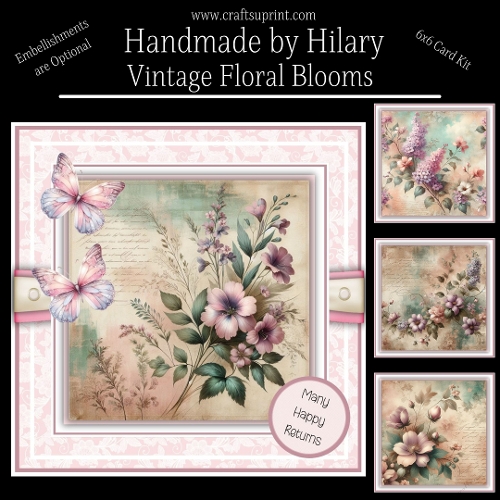 cup1383440_118824 - Vintage Floral Blooms