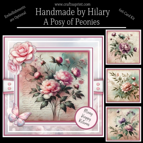 A Posy of Peonies
