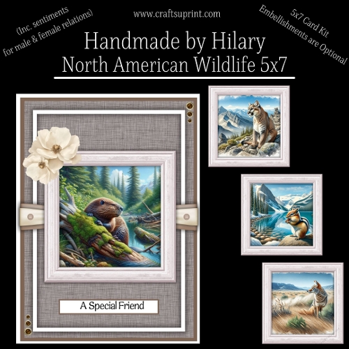 North American Wildlife 5x7 Version
