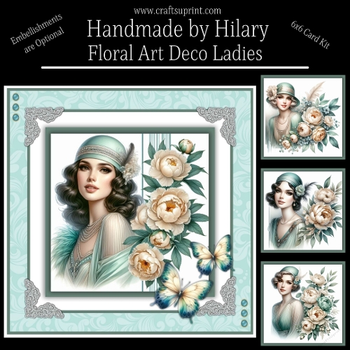 Floral Art Deco Ladies