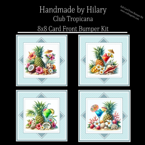 Club Tropicana - 8x8 Card Fronts Bumper Kit