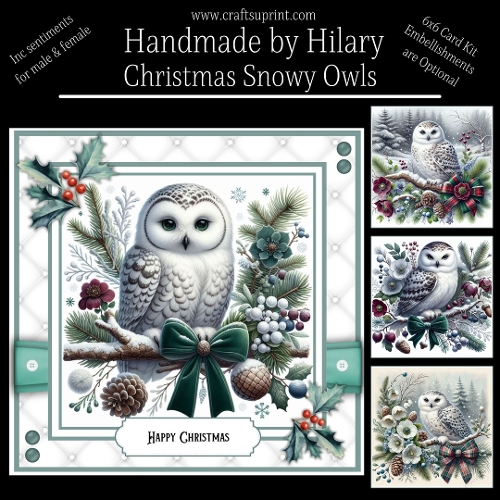 Christmas Snowy Owls