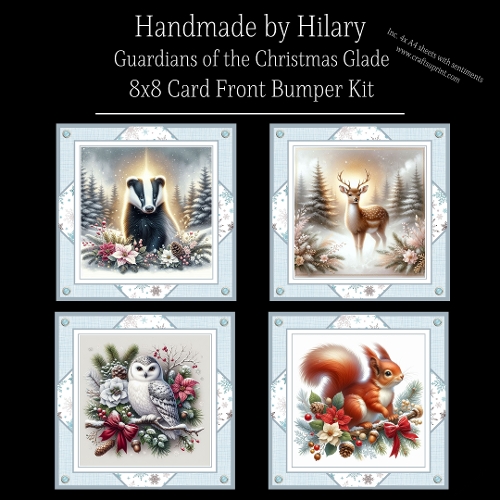 Guardians of the Christmas Glade - 8x8 Card Front Kit