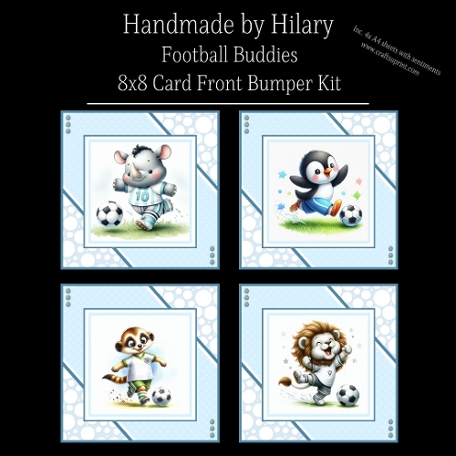 Football Buddies - 8x8 Card Fronts
