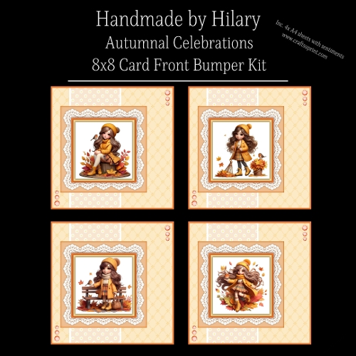Autumnal Celebrations - 8x8 Card Fronts