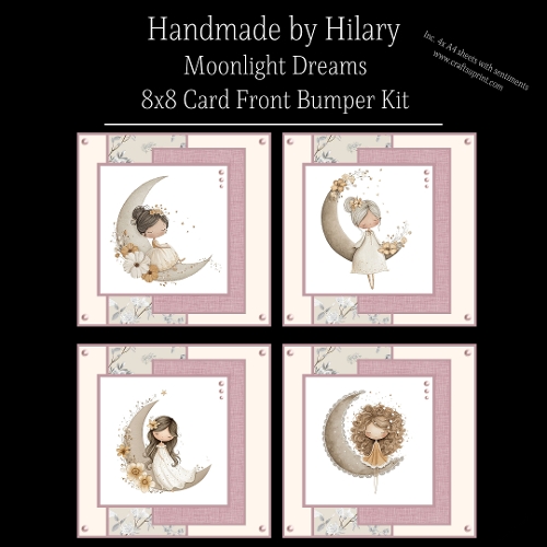 Moonlight Dreams - 8x8 Card Fronts