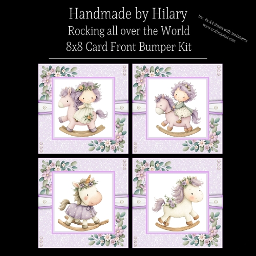 Rocking all over the World - 8x8 Card Fronts