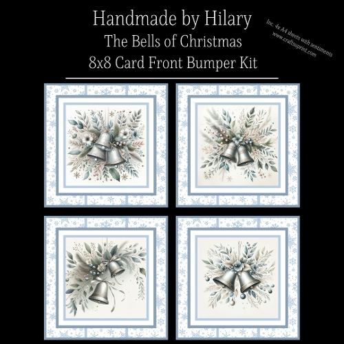 The Bells of Christmas - 8x8 Card Fronts