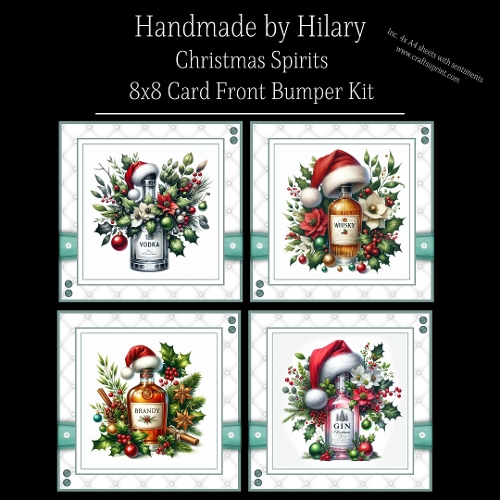 Christmas Spirits - 8x8 Card Fronts