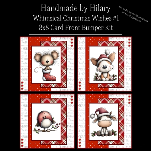 cup1397008_118824 - Whimsical Christmas Wishes #1 - 8x8 Card Fronts