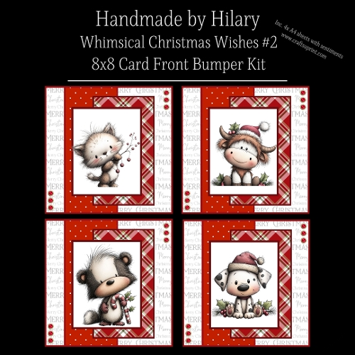 cup1397009_118824 - Whimsical Christmas Wishes #2 - 8x8 Card Fronts