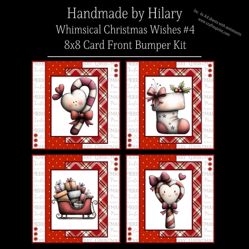 cup1397011_118824 - Whimsical Christmas Wishes #4 - 8x8 Card Fronts