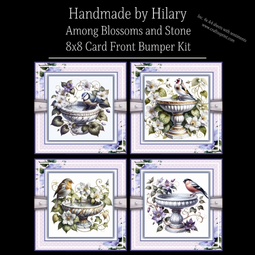 Among Blossoms and Stone - 8x8 Card Fronts