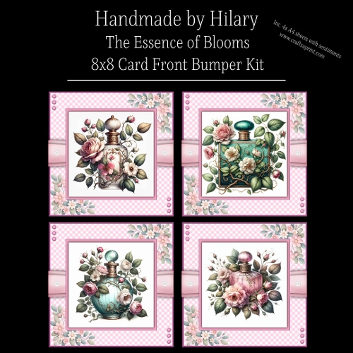 The Essence of Blooms - 8x8 Card Fronts