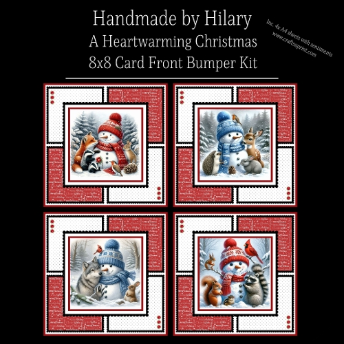 A Heartwarming Christmas - 8x8 Card Fronts