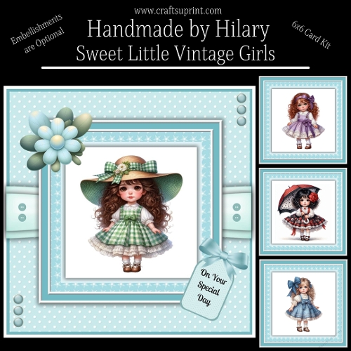 Sweet Little Vintage Girls