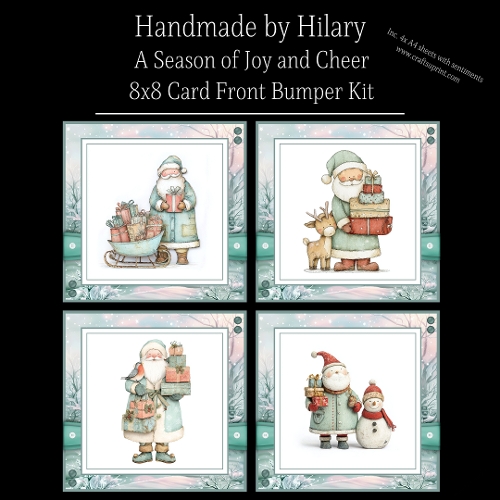 A Season of Joy and Cheer - 8x8 Card Fronts