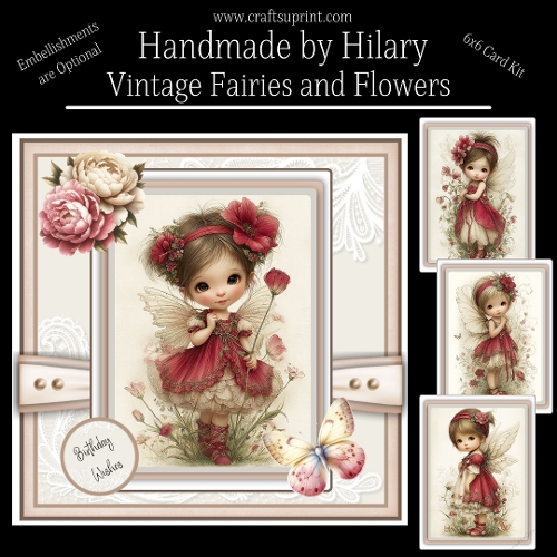 Vintage Fairies and Flowers