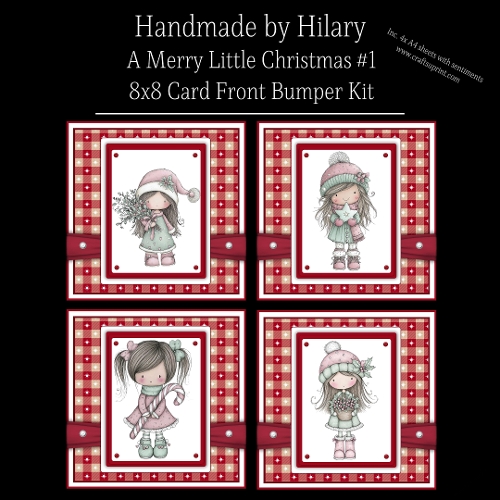 A Merry Little Christmas #1 - 8x8 Card Fronts