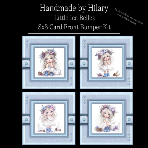 Little Ice Belles - 8x8 Card Fronts