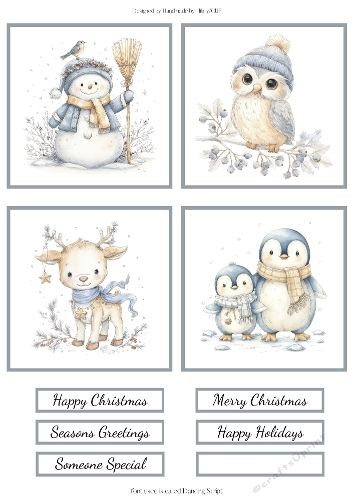 A Wintery Christmas - Mini Makes