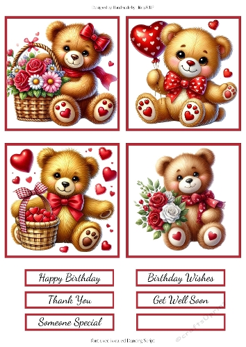 Birthday Bears 2 - Mini Makes