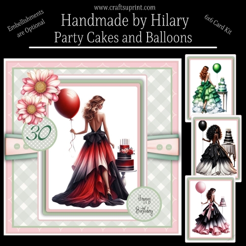 Party Cakes and Balloons
