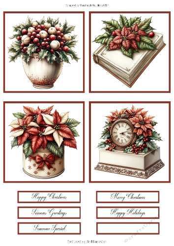 Christmas Florals - Mini Makes