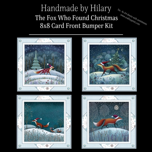 The Fox Who Found Christmas - 8x8 Card Fronts