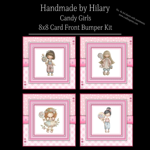 Candy Girls - 8x8 Card Fronts