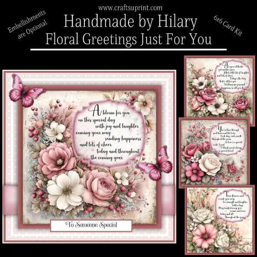 Floral Greetings Just For You