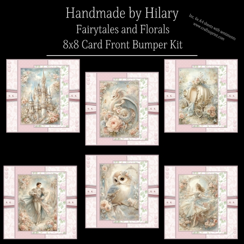 Fairytales and Florals - 8x8 Card Fronts