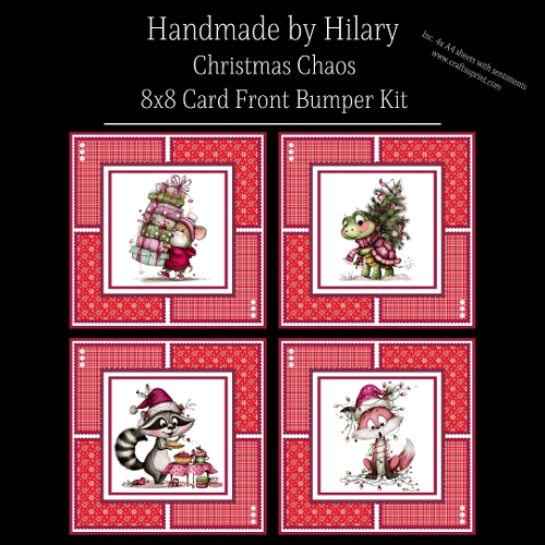 Christmas Chaos - 8x8 Card Fronts