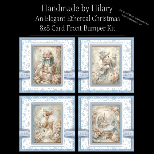 An Elegant Ethereal Christmas - 8x8 Card Front