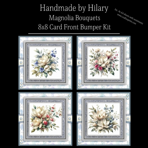 Magnolia Bouquets - 8x8 Card Fronts