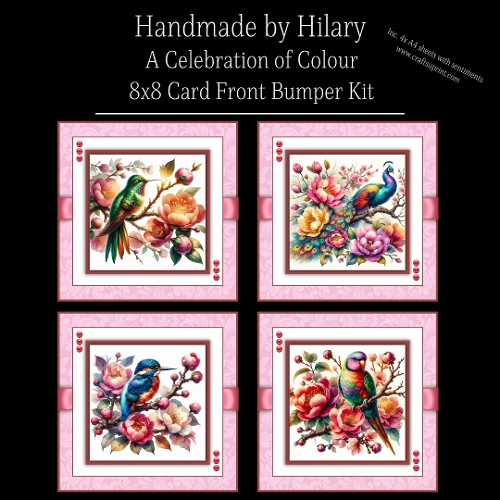 A Celebration of Colour - 8x8 Card Fronts