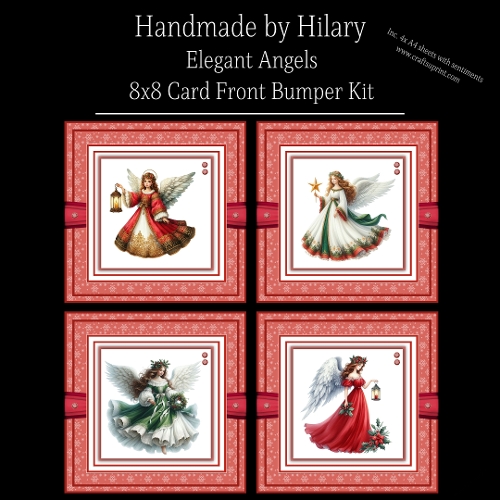 Elegant Angels - 8x8 Card Fronts