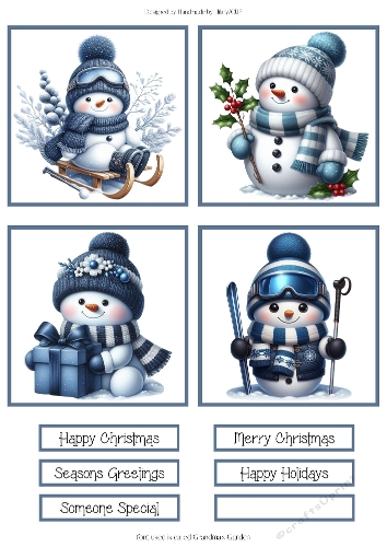 Frostys Christmas - Mini Makes