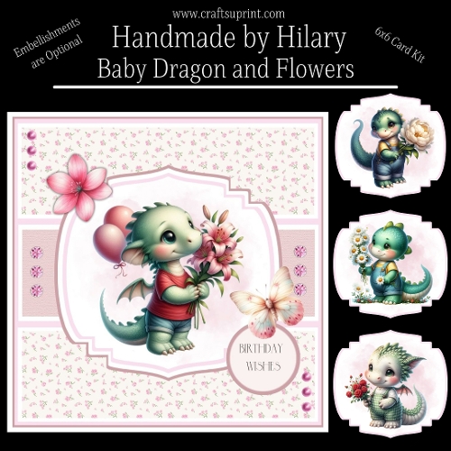 Baby Dragons and Flowers