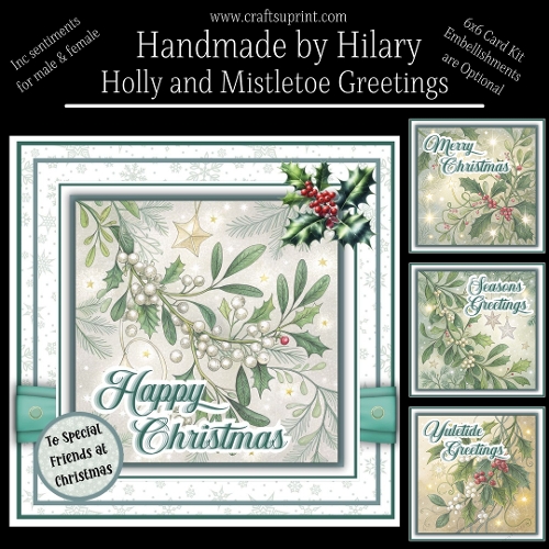 Holly and Mistletoe Greetings