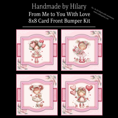 From Me to You With Love - 8x8 Card Fronts