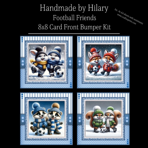 Football Friends - 8x8 Card Fronts
