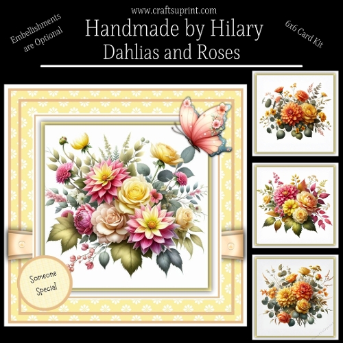 Dahlias and Roses