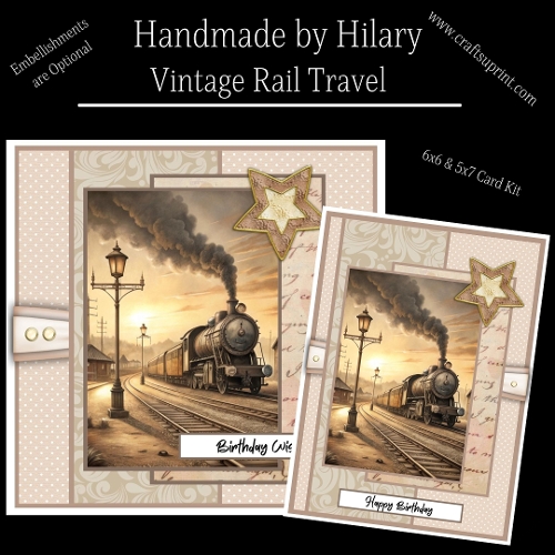 Vintage Rail Travel (inc. 5x7 & 6x6 card fronts)