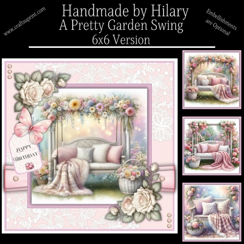 A Pretty Garden Swing - 6x6 Version