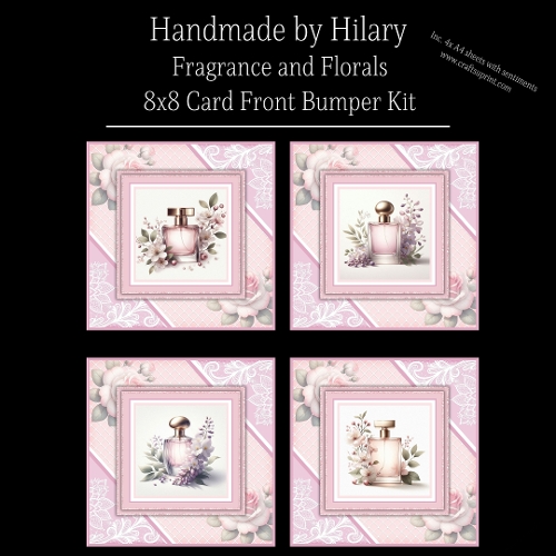 Fragrance and Florals - 8x8 Card Fronts